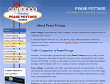 Tablet Screenshot of peasepottage.info